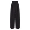 Max Mara Black Gessati Trousers