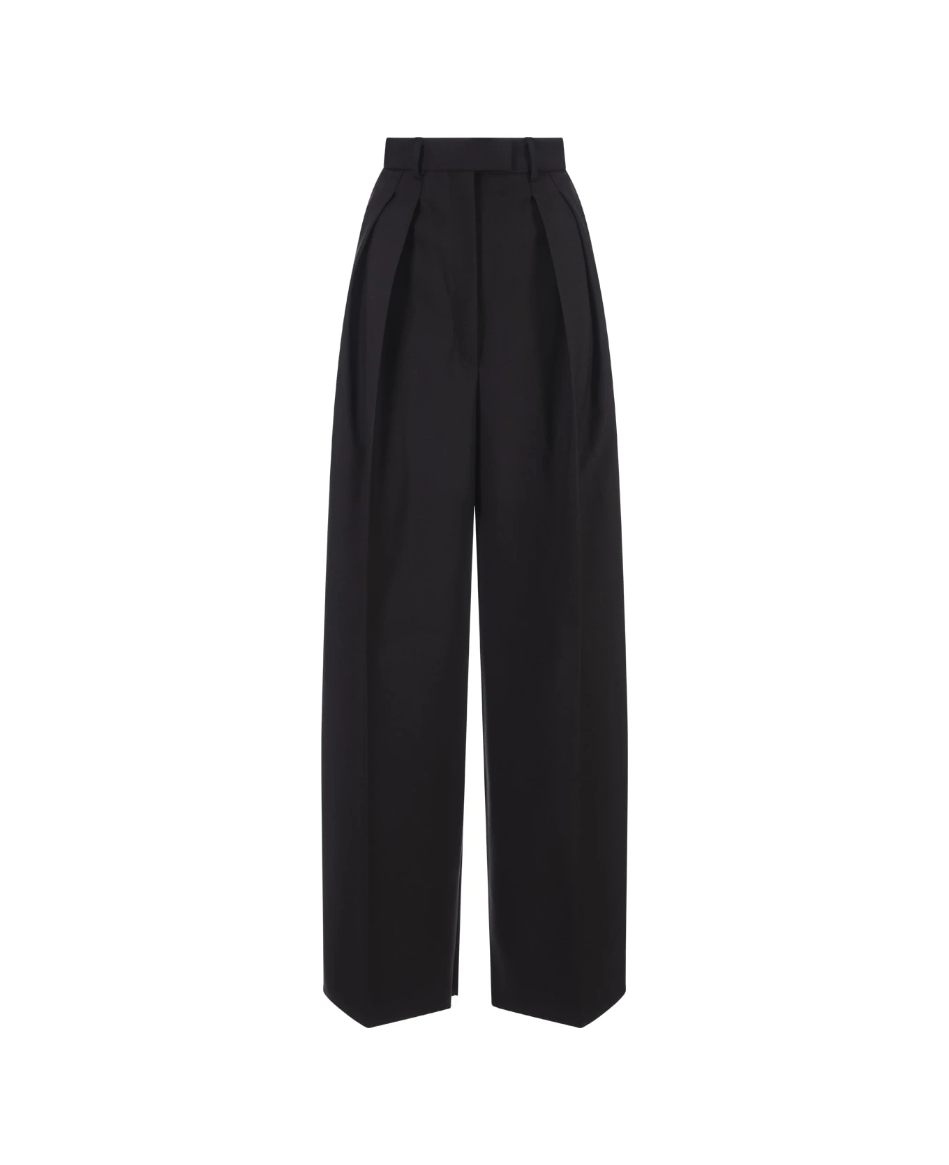 Max Mara Black Gessati Trousers 1 Max Mara Black Gessati Trousers