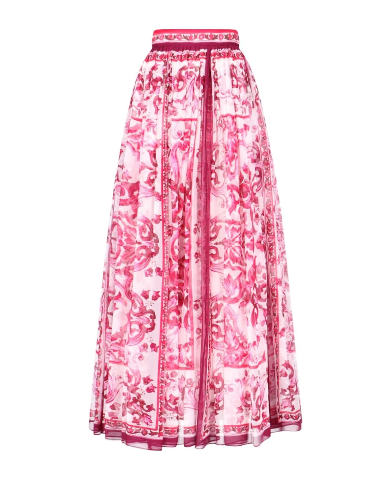 Dolce & Gabbana 'maiolica' Print Maxi Skirt 4 Dolce & Gabbana 'maiolica' Print Maxi Skirt - Image 4