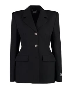 Versace Wool Single-breasted Blazer