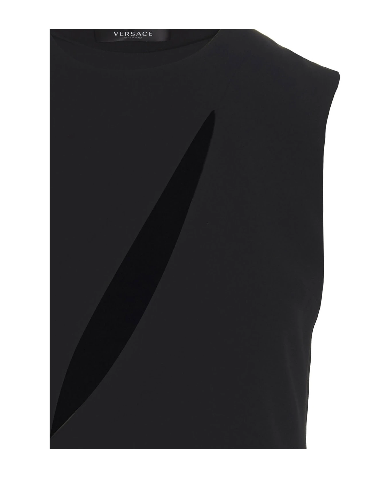 Versace Cut Out Midi Dress 3 Versace Cut Out Midi Dress - Image 3