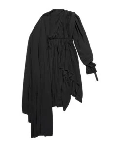 Balenciaga All In Dress Light Technical Crepe