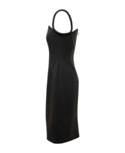 Versace Satin Envers Dress 6 Versace Satin Envers Dress -Italist Store 729c23e6a70c3927c06db695293ea0f9