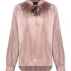 Max Mara Tamigi Silk Blouse With Bow