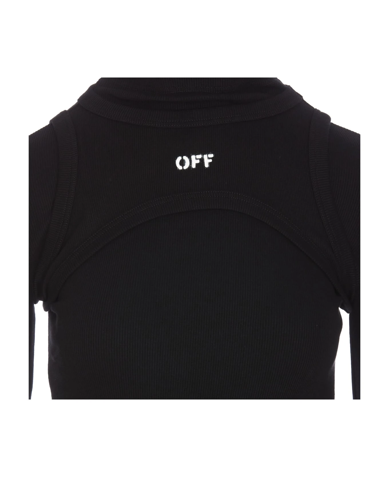 Off-White Off Stamp Logo Dress 4 Off-White Off Stamp Logo Dress - Image 4