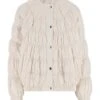 Chloé Down Jacket With Ruffled Design