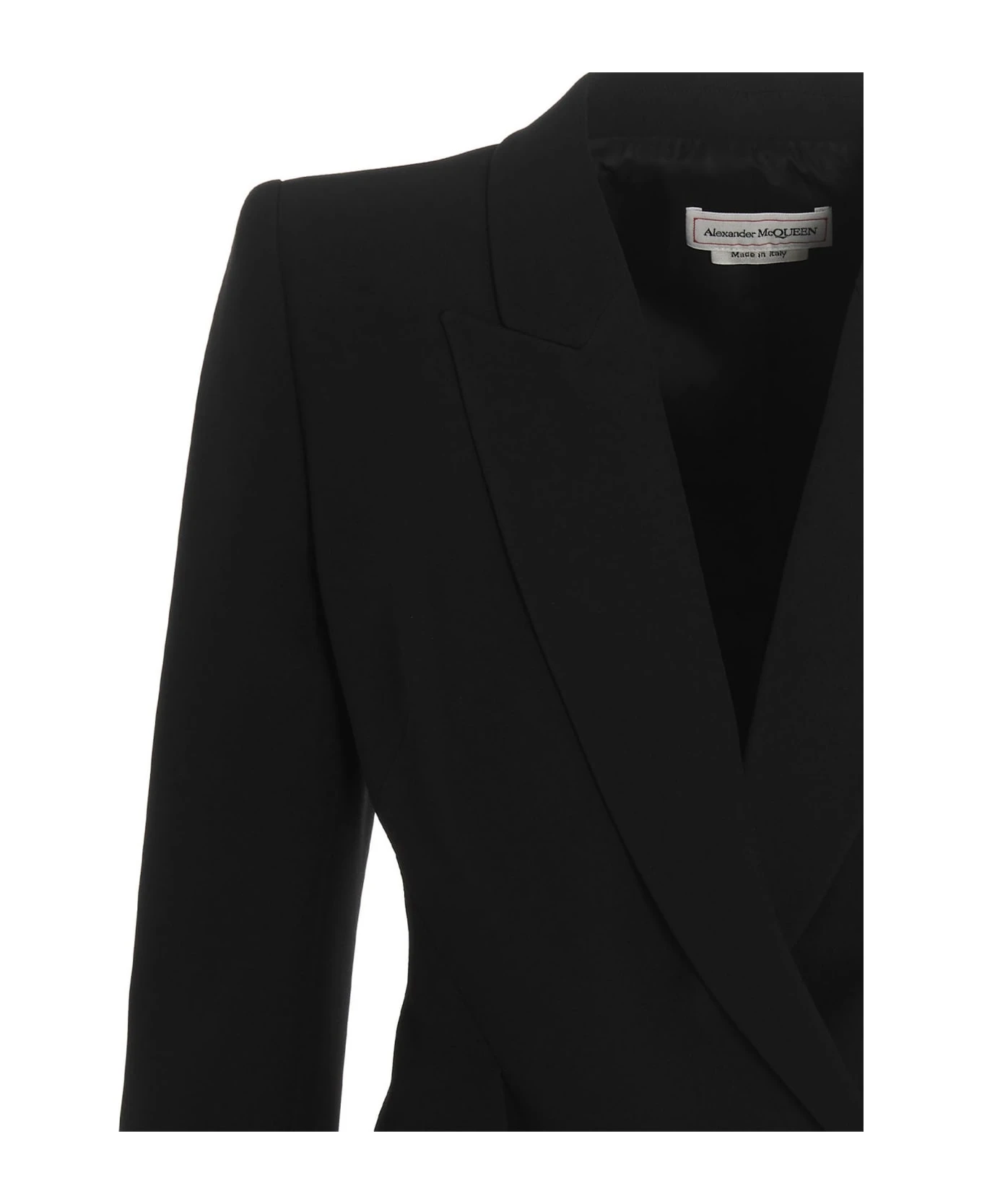 Alexander McQueen Asymmetrical Blazer Jacket 3 Alexander McQueen Asymmetrical Blazer Jacket - Image 3