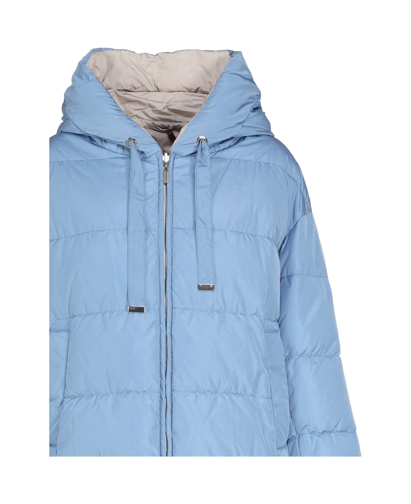 Max Mara Reversible Quilted Nylon Down Jacket 3 Max Mara Reversible Quilted Nylon Down Jacket - Image 3