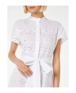 MC2 Saint Barth Woman White Sangallo Dress 6 MC2 Saint Barth Woman White Sangallo Dress -Italist Store 77dd288598b20f7d5bf1ee32957eb6a4