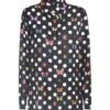 Versace Butterfly Dotted Print Shirt