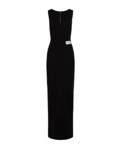 Dolce & Gabbana Black Viscose Blend Dress