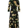 Balenciaga Technical Jersey Dress With Floral Pattern