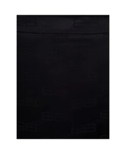 Balenciaga Black A-line Skirt With Bb Monogram Motif All-over In Viscose Woman -Italist Store 7b8b060034b1f2b775017e3986773910