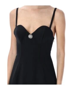 Area Draped Crystal Mini Dress -Italist Store 7d551415d4fc91ae0c88131395d9b98e