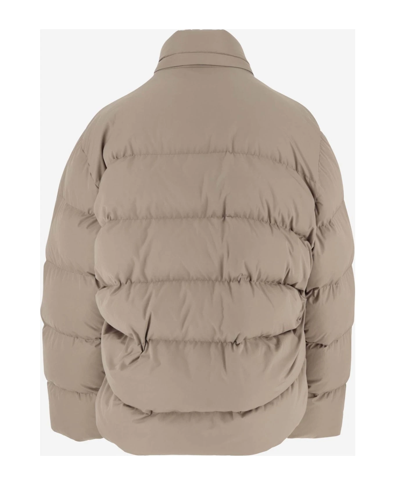 Balenciaga Nylon Down Jacket With Logo 2 Balenciaga Nylon Down Jacket With Logo - Image 2
