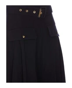 Alexander McQueen Military Flared Skirt -Italist Store 80187b0f8669be18118bbaaaab682e79