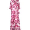 Dolce & Gabbana Multicolor Three Quarter Dress