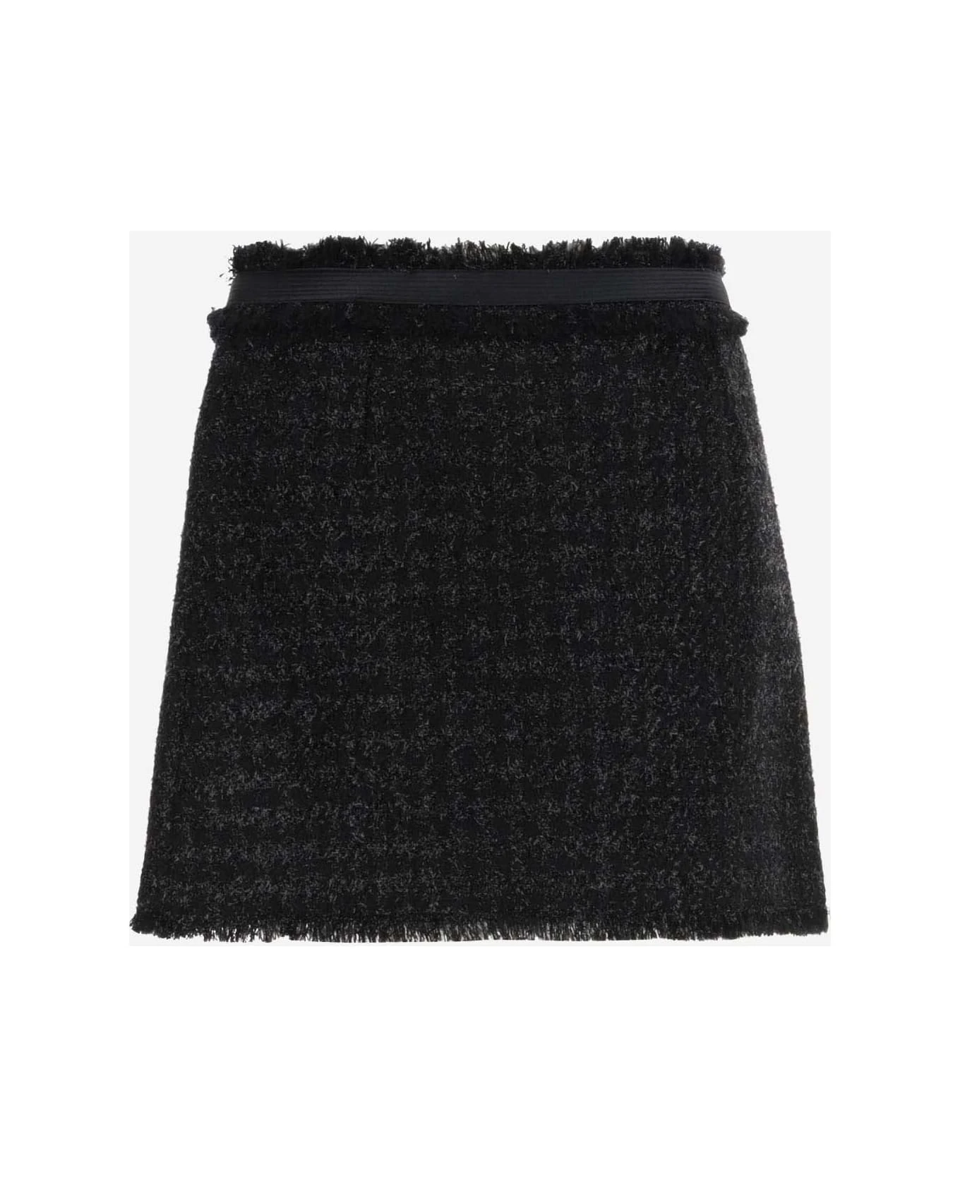 Versace Wool Blend Tweed Miniskirt 2 Versace Wool Blend Tweed Miniskirt - Image 2