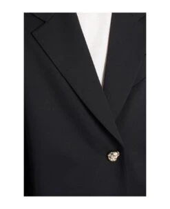 Lanvin Coat In Black Polyester -Italist Store 814049d71ada21ba25315538056fb0f4