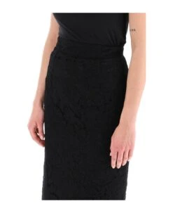 Dolce & Gabbana Midi Lace Pencil Skirt -Italist Store 824da0e2aca25820b319b6f8d1c9dd08