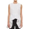 Comme Des Garcons Cotton Sleeveless Blouse