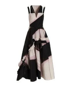 Alexander McQueen 'graphic Brushstoke' Dress
