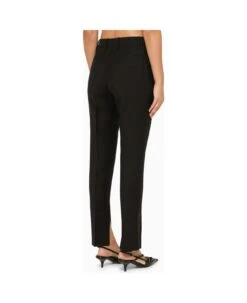 Gucci Regular Black Mohair Trousers 5 Gucci Regular Black Mohair Trousers -Italist Store 83dd4fdaaa458609372eb34973a86ed7
