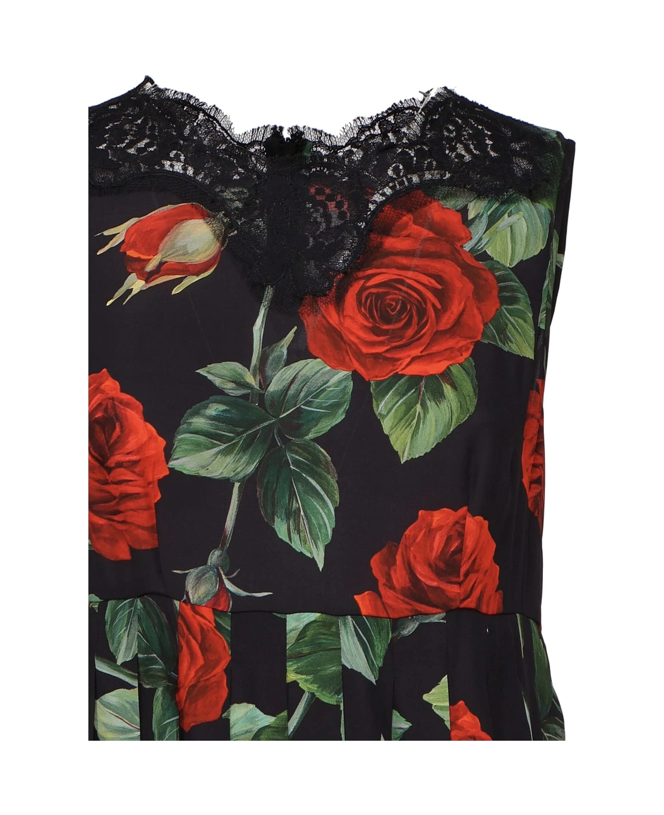 Dolce & Gabbana Dress With Rose Print 3 Dolce & Gabbana Dress With Rose Print - Image 3