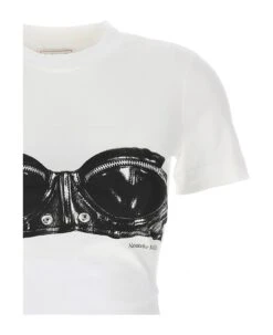 Alexander McQueen Corset Print T-shirt -Italist Store 851d69f07c233334b5ad4e0535d6bb32