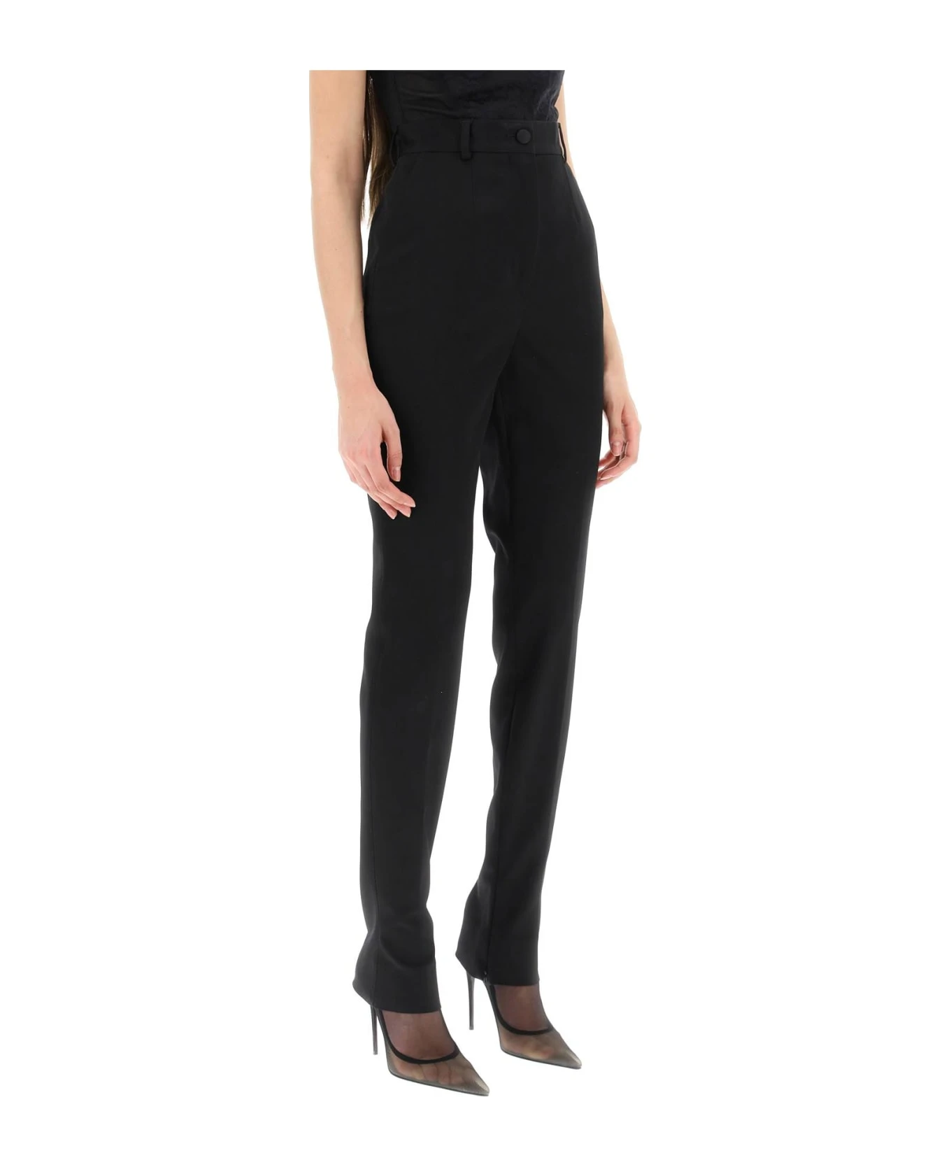 Dolce & Gabbana Slim Trousers With Zip Cuffs 2 Dolce & Gabbana Slim Trousers With Zip Cuffs - Image 2