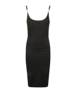 Versace Medusa Strap Sleeveless Dress