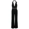 Elisabetta Franchi Tuxedo Neck Jumpsuit