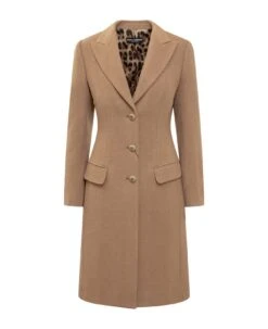 Dolce & Gabbana Camel Wool Coat