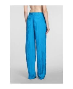 Jagger Pants In Blue Viscose -Italist Store 8e805253b671f0522b2f37b5e34142d3