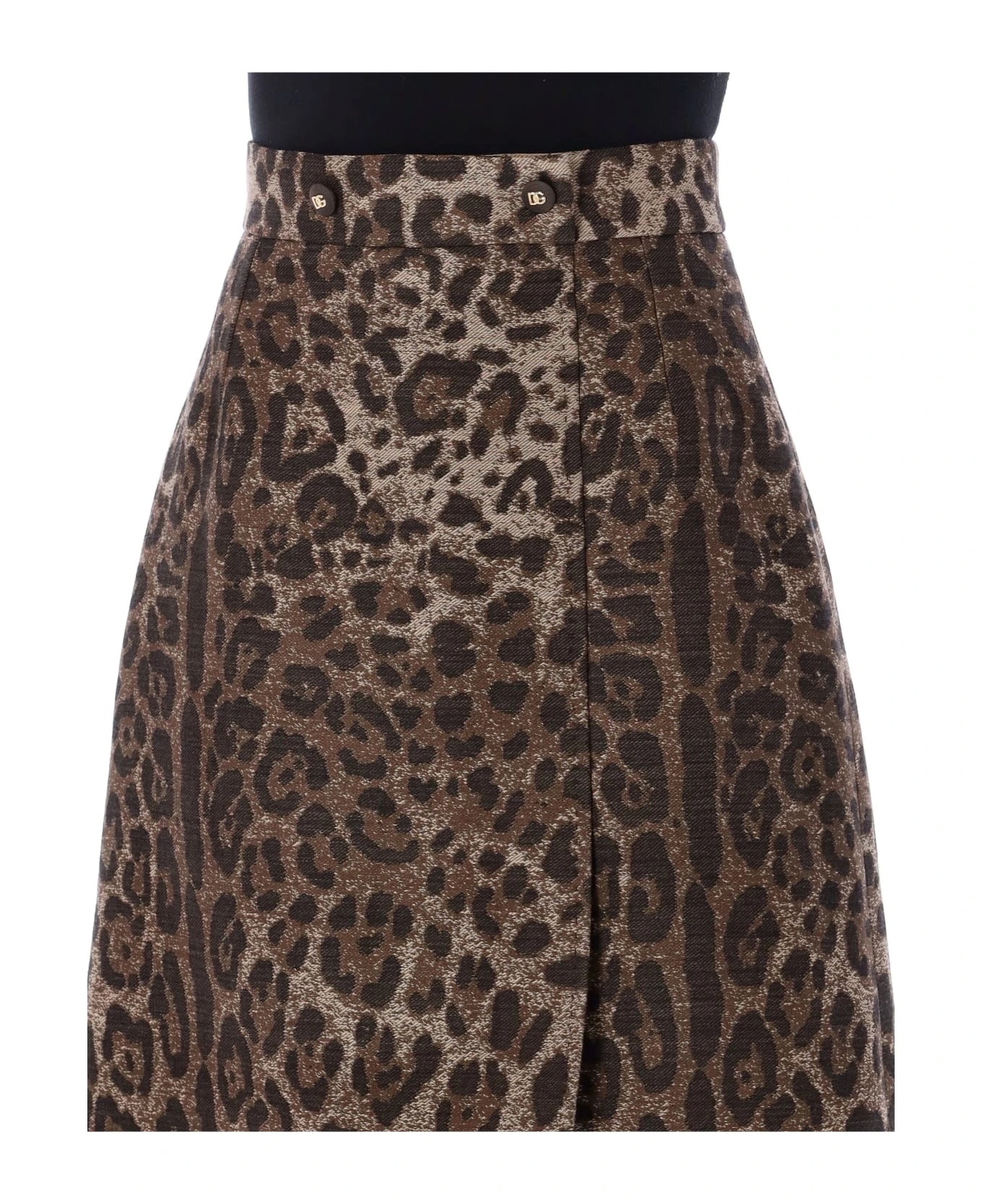 Dolce & Gabbana Midi Skirt Leo 3 Dolce & Gabbana Midi Skirt Leo - Image 3