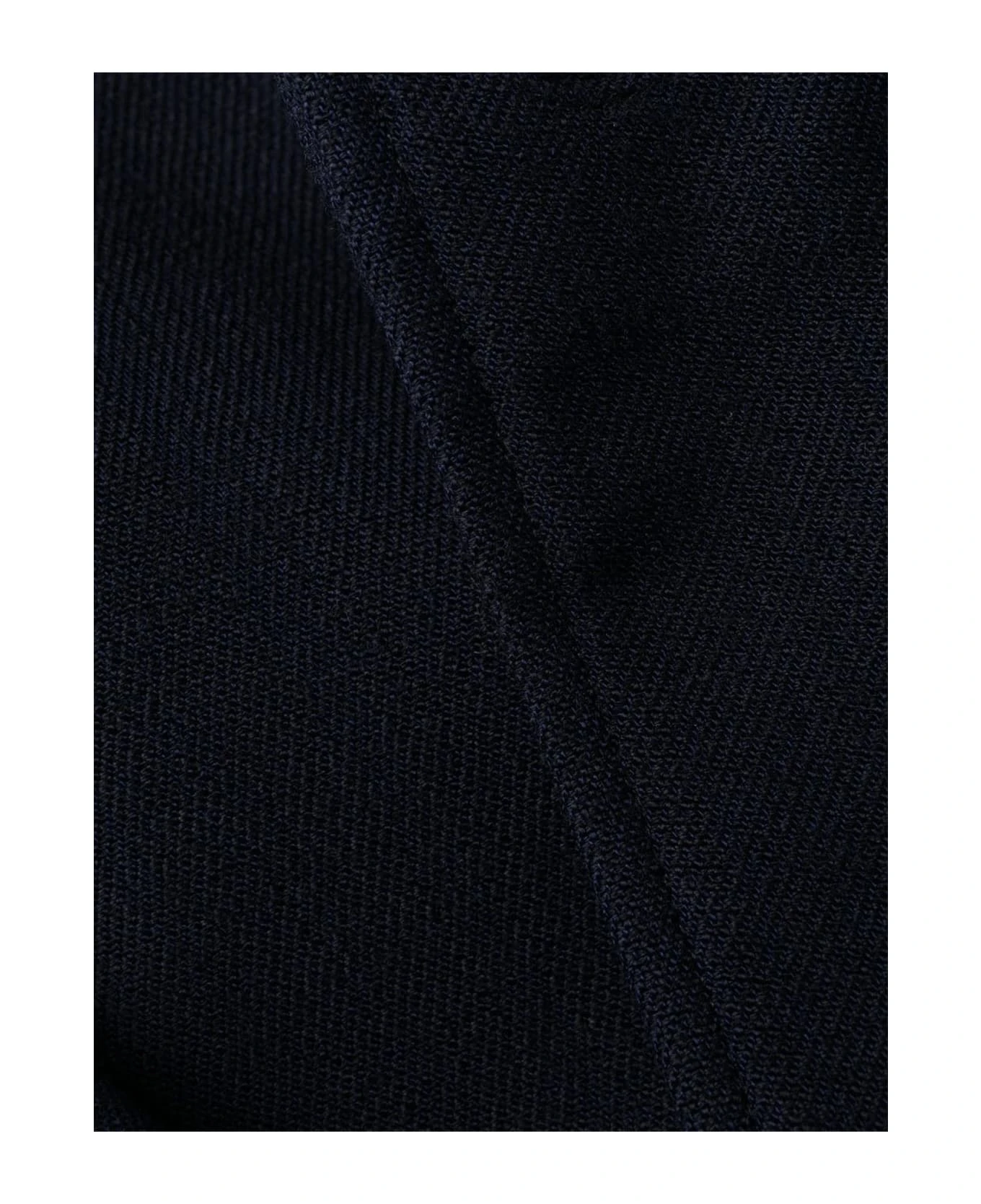 Maison Margiela Dark Blue Virgin Wool Blend Coat 3 Maison Margiela Dark Blue Virgin Wool Blend Coat - Image 3