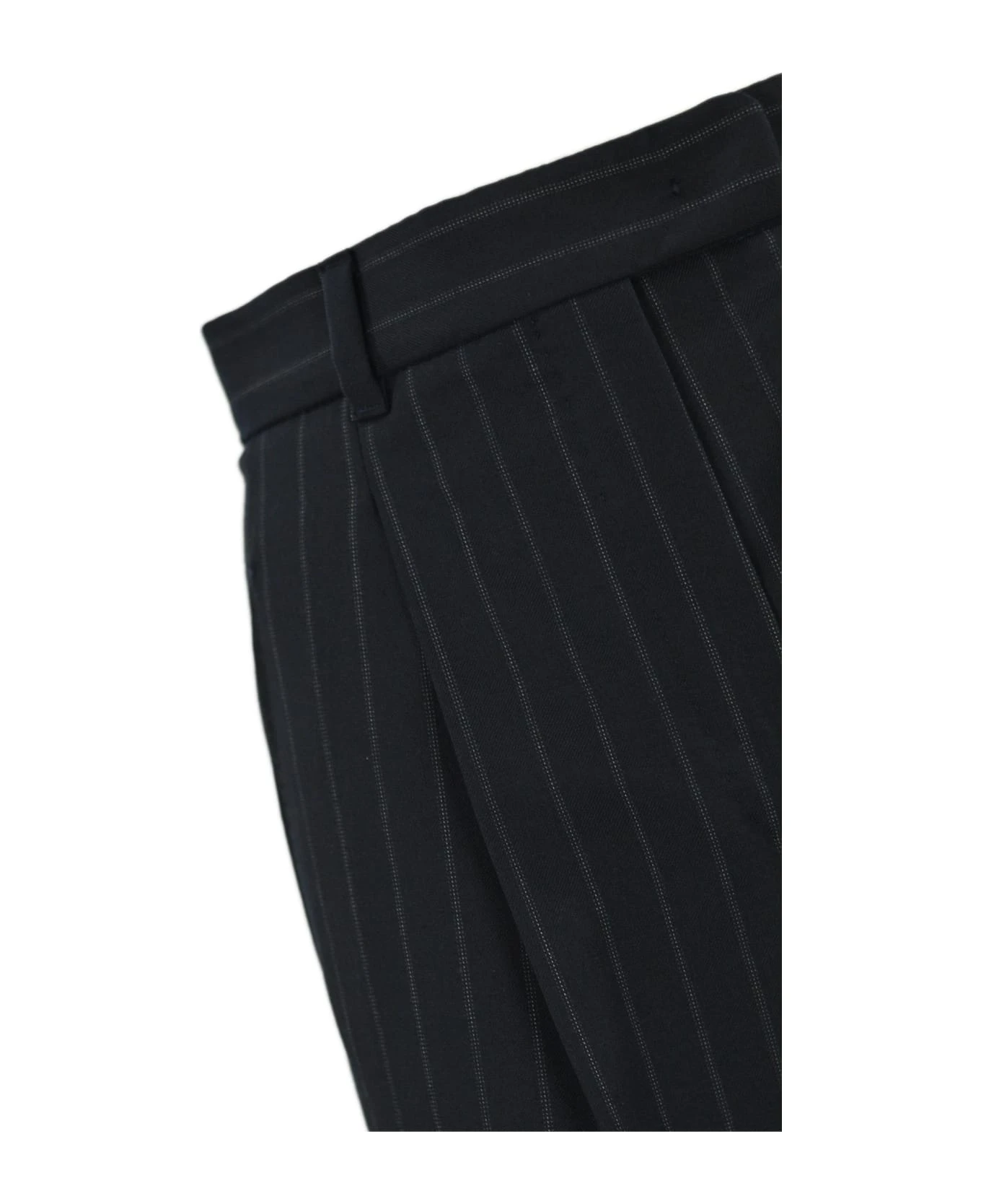 "vanna" Gabardine Pinstriped Trousers 3 "vanna" Gabardine Pinstriped Trousers - Image 3