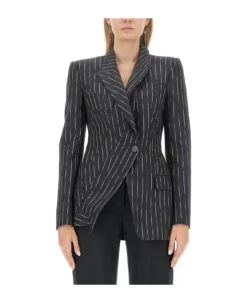 Alexander McQueen Asymmetrical Jacket