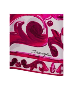 Dolce & Gabbana Fuchsia And White Blouse With Wide Sleeves And Majolica Print In Stretch Silk Woman 5 Dolce & Gabbana Fuchsia And White Blouse With Wide Sleeves And Majolica Print In Stretch Silk Woman -Italist Store 91c787341c8f8ca67c78b592ef61d4c6
