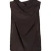 Lanvin Gathered Back Sleeveless Top