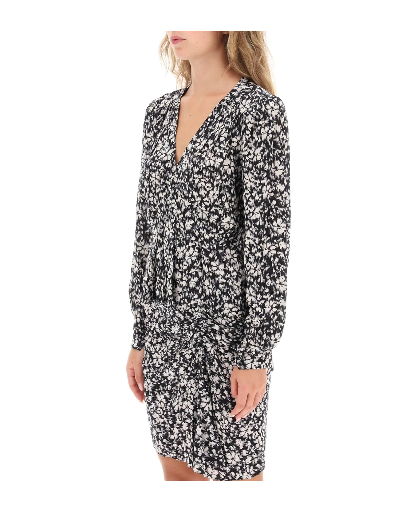 Eddy Floral Crepe Blouse 4 Eddy Floral Crepe Blouse - Image 4