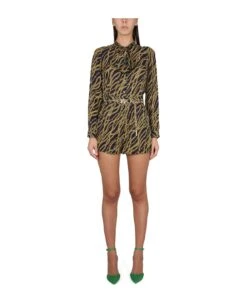 MICHAEL Michael Kors Chain Print Jumpsuit