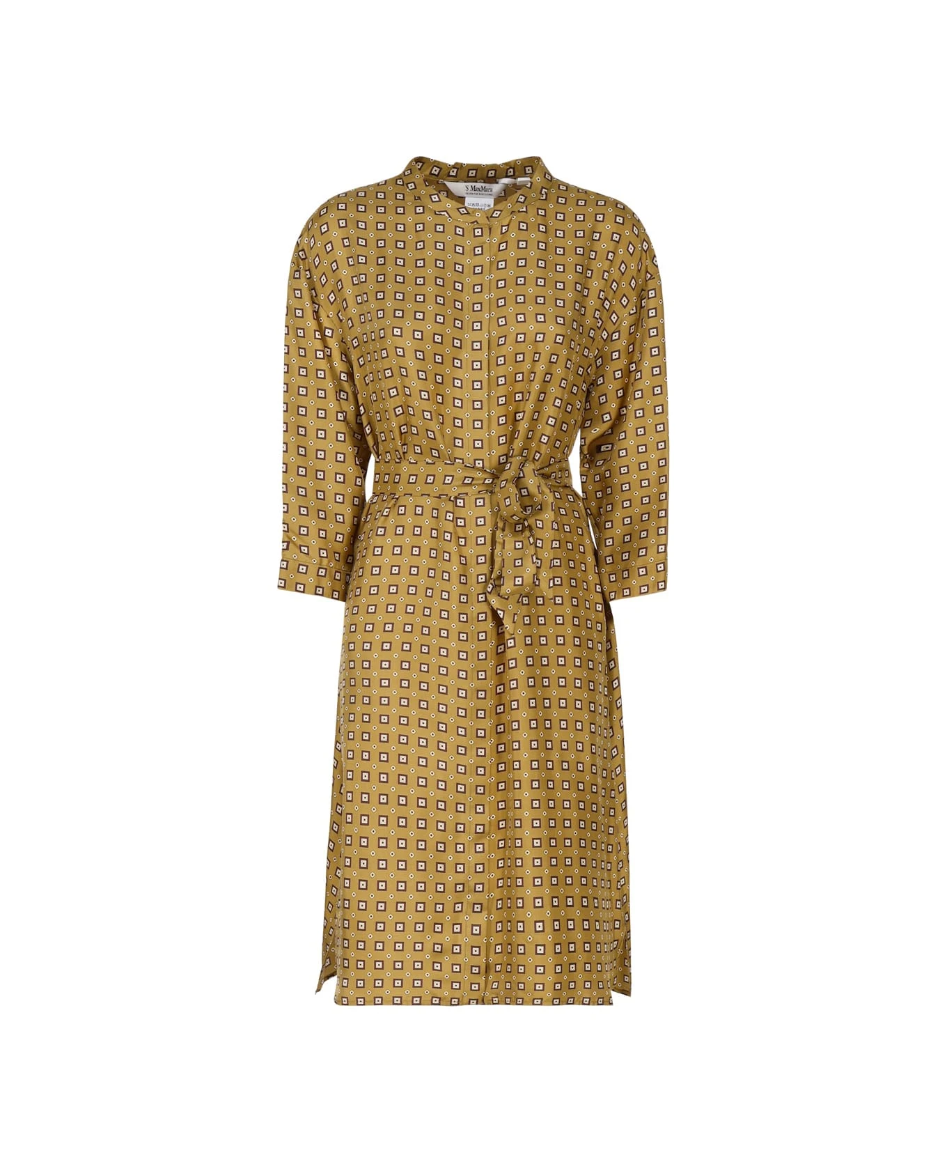 Max Mara Kaftan Dress In Printed Silk 2 Max Mara Kaftan Dress In Printed Silk - Image 2