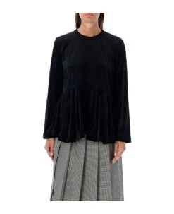 Comme Des Garcons Velvet Top