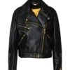 Versace Black Lambskin Jacket