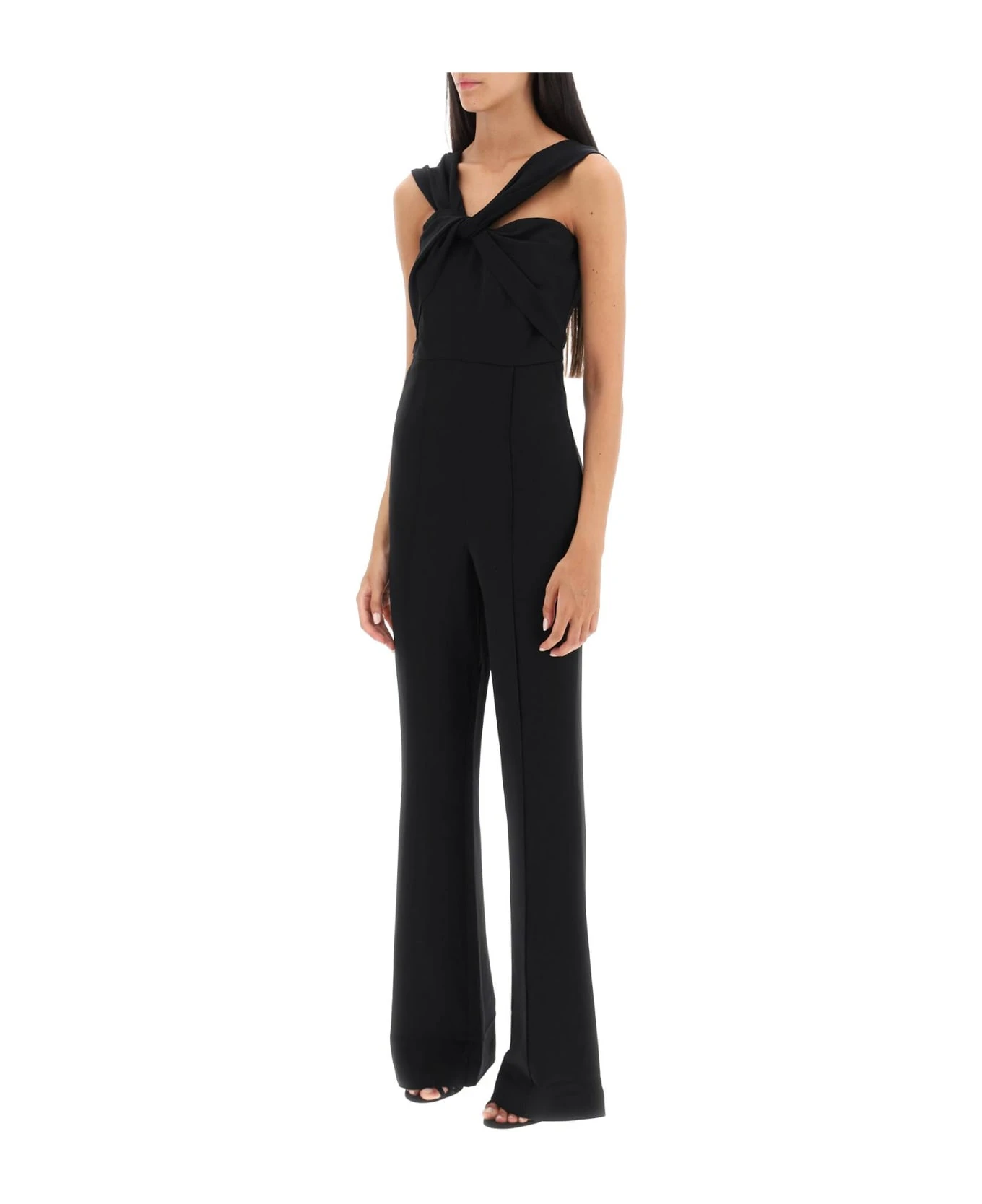 Jumpsuit With Twisted Neckline 4 Jumpsuit With Twisted Neckline - Image 4