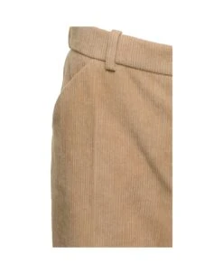 Chloé Beige Flare Pants With Welt Pockets In Velvet Woman 5 Chloé Beige Flare Pants With Welt Pockets In Velvet Woman -Italist Store 98a025591bdfce933a8c5ed9df8fcbd9