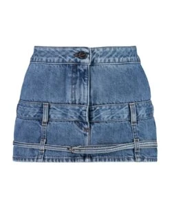 Jacquemus Criollo Denim Mini Skirt