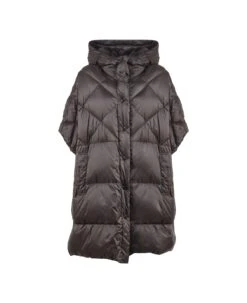 Max Mara Long Parka In Water-repellent Canvas