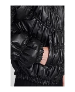 Chloé Puffer In Black Leather -Italist Store 993e272feab19e8da3955cb7488853da